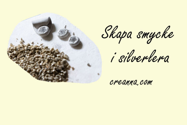 Skapa ett silversmycke av lera