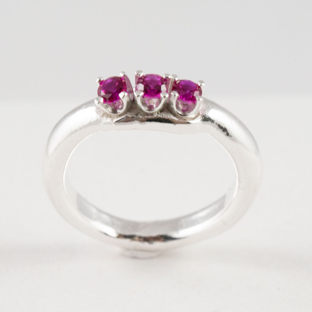 ring finsilver med cubic zirkonia